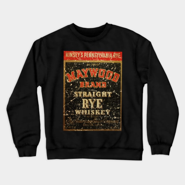 MAYWOOD BRAND BEER Crewneck Sweatshirt by ngilerterus